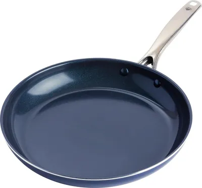Produktbild von Bratpfanne mit diamantverstärkter Keramik-Antihaftbeschichtung – PFAS-frei – 30 cm – Blau