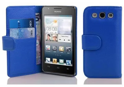 Zdjęcie produktu dla Cadorabo DE-101780, Huawei, Huawei ASCEND G510 / G520 / G525, Niebieski