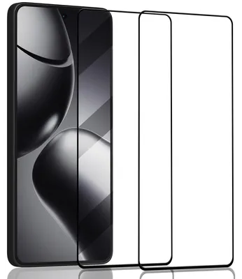 Produktbild von 2-Pack Xiaomi Redmi 14T Pro Displayschutzfolie - Gehärtetes Glas 9H - Super Qualität 3D