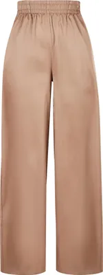 Produktbild von Urban Classics Ladies - Wide Leg SATIN Hose taupe - 3XL