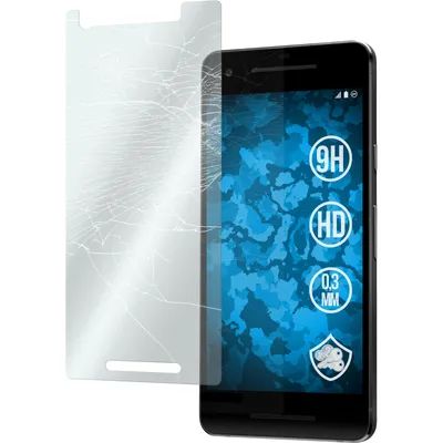 Produktbild von 2er-Pack PhoneNatic Glas-Folie klar  kompatibel mit Google Pixel 2 - Panzerglas für Pixel 2