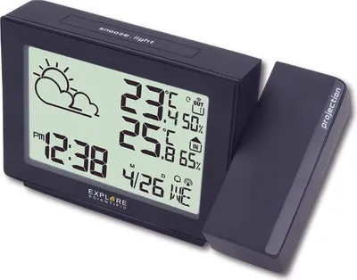 Produktbild von Explore Scientific RPW3005 Digitaler Wecker Schwarz