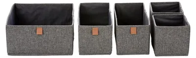 Produktbild von Store It schubladen-körbe 5-teilig - Grau - Sortierboxen | Zusammenklappbar