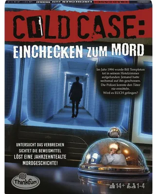 Produktbild von ThinkFun Cold Case: Einchecken zum Mord - Kombinationsspiel ab 14 Jahre