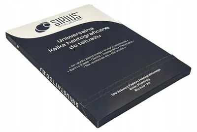 Produktbild von Tattoo Transferpapier Sirius 100 Blatt A4 für Thermodrucker und Handzeichnung