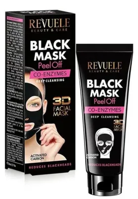 Obrázok produktu pre Revuele Black Mask Co-Enzymes 80 ml – pleťová maska