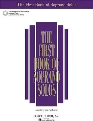 Produktbild von The First Book of Soprano Solos Book/Online Audio