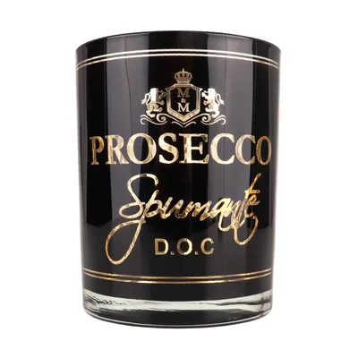 Productafbeelding van Mars & More Glazen windlicht, Prosecco Spumante, ongeveer 12,5 cm hoog