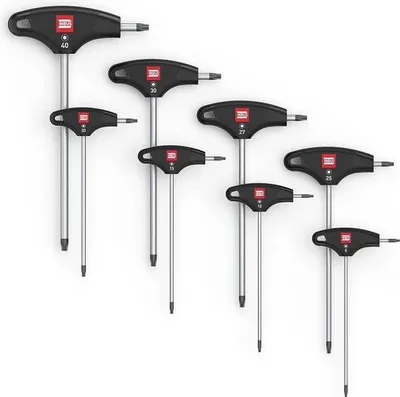 Productafbeelding van T-greep schroevendraaierset, 8-delig, type TX9-40, met HybridTouch