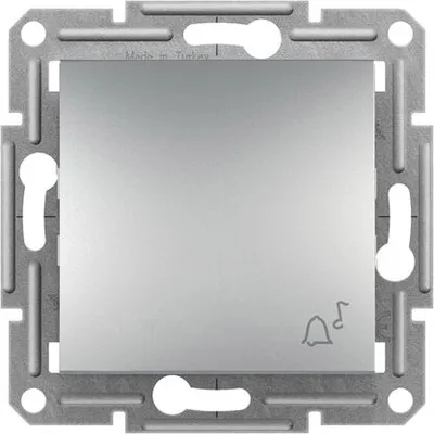 Produktbild von Schaltfläche Glocke Kein Rahmen, Aluminium Schneider Asfora EPH0800161