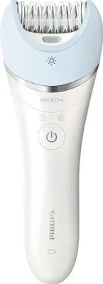Produktbild von Philips Satinelle Advanced Für Beine und Körper Nass- und Trockenepilierer, Blau, Weiß, 32 Pinzette, 2200 RPM, 15 /5,4 W, Eingebaut, Lithium-Ion (Li-Ion)