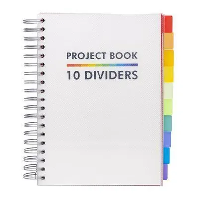 Zdjęcie produktu dla Pukka Pad B5 Project Workbook z 10 przekładkami wielokrotnego użytku do organizacji - 200 arkuszy
