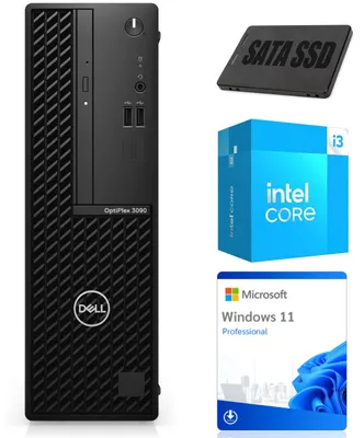 Image de Ordinateur de bureau Dell OptiPlex 3090 au format compact | Intel i3-10105 | 8 Go DDR4 | SSD 256 Go | Windows 11 | État : A