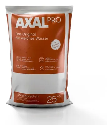 Produktbild von Axal Pro Salztabletten 25 kg Regeneriersalz zur Wasserenthärtung Siedesalztabletten