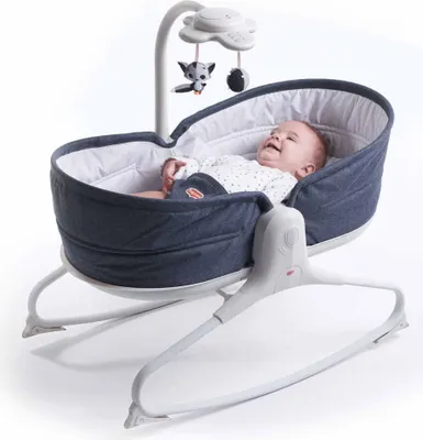 Produktbild von Tiny Love Denim 3-in-1-Schaukel-/Schlummerwippe Meadow Days