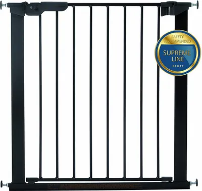 Image de BabyDan barrière de sécurité Asta noire - 73,5 cm à 79,6 cm
