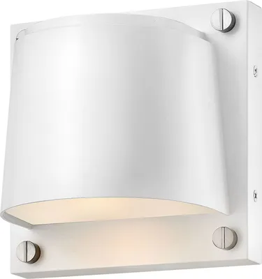 Produktbild von Außenlampe Wand Glas GU10 IP44 Satinweiß warmweißes Licht 3000 K 560 lm Modern Wandleuchte außen