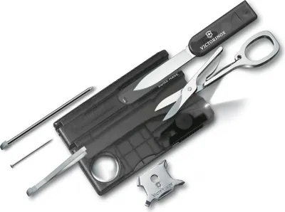 Obrázek produktu pro Victorinox 0.7333.T3 Victorinox SWISSCARD LITE schwarz transparent