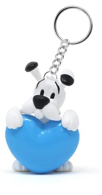 Produktbild von Asterix Schlüsselanhänger Idefix Blaues Herz