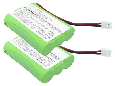 Produktbild von subtel 2x Akku für Babyphone Kompatibel mit Motorola MBP36, MBP33, MBP36PU, TFL3X44AAA900 - (700mAh, 3.6V)