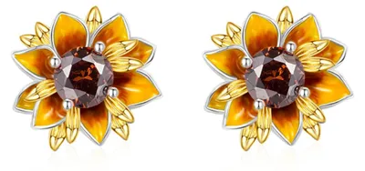 Produktbild von Gnoce Ohrstecker Sonnenblume HJE001