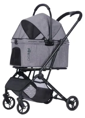 Obrázek produktu pro Peti-to-Travel kočárek pro psy a kočky Grey
