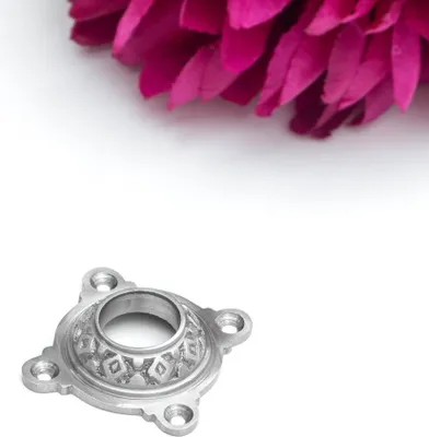 Produktbild von Rosette für Türklinke(einzeln) - zeitloses Design | Nickel matt