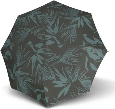 Produktbild von Knirps Taschenregenschirm Regenschirm T.200 Medium Duomatic With UV Protection Botany Oliv dunkelgrün