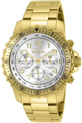 Zdjęcie produktu dla Invicta Specialty 11369 Zegarek Męski - Mechanizm Kwarcowy - Stal Nierdzewna z Srebrną Tarcza - 45 mm
