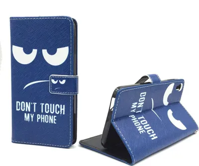 Produktbild von Handyhülle Tasche für Handy Alcatel One Touch Idol 3 (5,5') Dont Touch my Phone