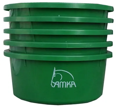 Produktbild von AMKA Futterschale MüslischaleLeckschüssel  5er Set 2 Liter ohne Deckel für Tiere in Grün