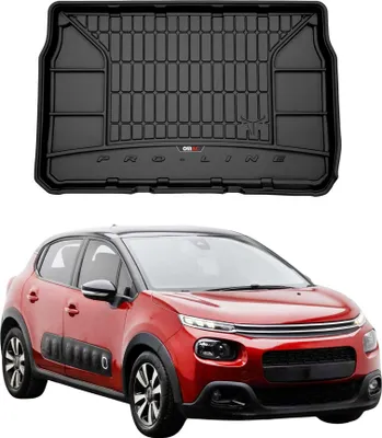 Obrázek produktu pro OMAC gumová vložka do kufru pro Citroen C3 2016-2024 TPE vložka do kufru černá