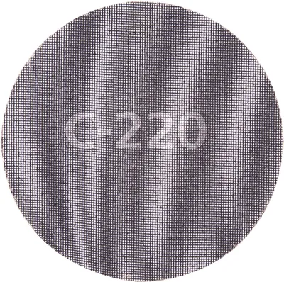 Produktbild von wolfcraft 5 Haft-Gitterleinen K220 Durchmesser 225 mm