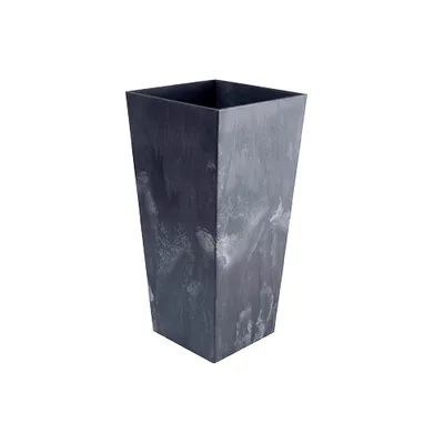 Produktbild von nabbi Blumentopf aus Kunststoff DURS125E 12,5 cm - Anthrazit