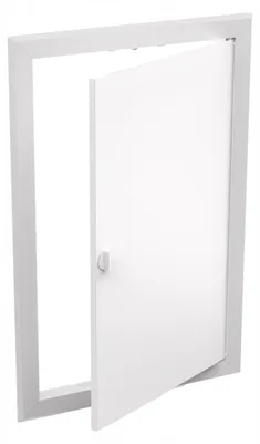Image de Mimet Porte de visite métallique blanche MAXI 30x60