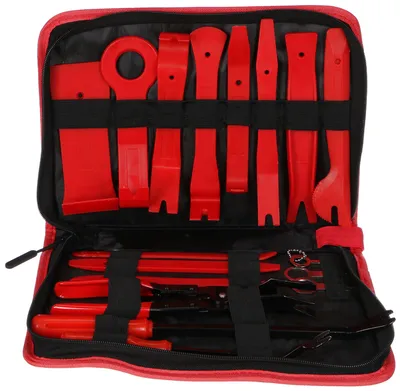 Productafbeelding van Multifunctionele set voor het verwijderen van bekleding en interieuronderdelen. MECHANIC TRIM SET 19, 19-delig