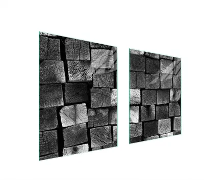 Produktbild von Glasschutzplatte Für Herd 85X52 Holz
