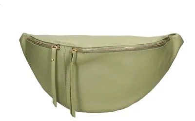 Immagine prodotto di Borsa a tracolla Lux Dames, in vera pelle bianca, con spallina regolabile, prodotta in Italia