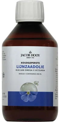 Produktbild von Jacob Hooy Lijnzaad Olie (250 ml)