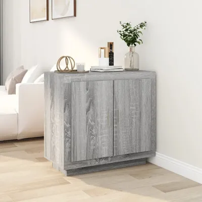 Obrázek produktu pro vidaXL Příborník Grey Sonoma 80x40x75 cm výrobek z odvozeného dřeva