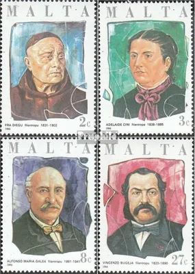 Produktbild von Briefmarken Malta 1986 Mi 751-754 (kompl.Ausg.) postfrisch Philantropen