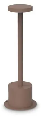 Image de Ideal Lux 347752 TOFFEE Lampadaire d'extérieur / lampadaire sur mât H250 mm LED 8 W 900/540 lm 3000 K IP65 marron