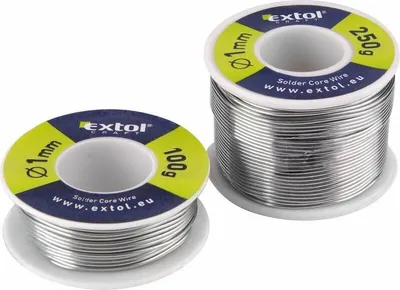 Obrázek produktu pro Cín pájecí, Ř1mm, 250g EXTOL-CRAFT