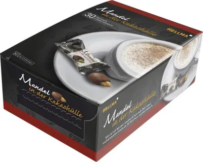 Produktbild von HELLMA Mandel in der Kakaohülle Süßware 30 St.