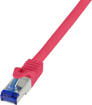 Produktbild von LogiLink Patchkabel Ultraflex Kat.6A S/FTP 1,5 m rot