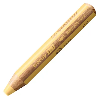Produktbild von STABILO woody 3 in 1 pastellgelb