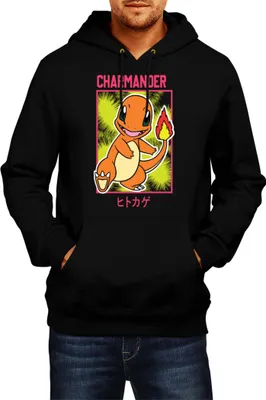 Produktbild von Herren Kapuzenpullover Japan Manga Anime Comics Pokemon 022, Man L / Schwarz