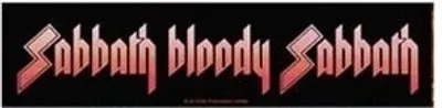 Produktbild von Black Sabbath - Bloody , Aufnäher ca 20x6cm