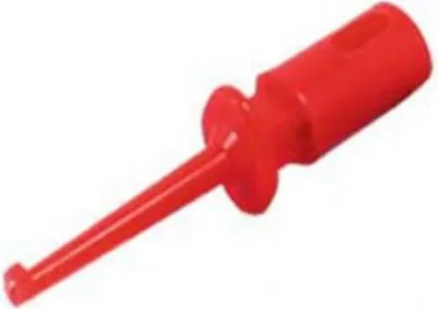 Produktbild von Rote, kurze Prüfspitzen für den Einsatz an Multimetern und elektronischen Messgeräten