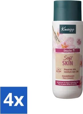Produktbild von Kneipp - Duschgel - Hautzarte Mandelblüte - 200 ml - Vorteilspack - 4 Stücke